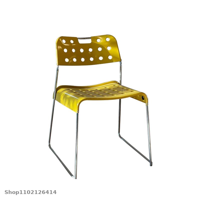 Korean ins wind net red hole chair modern minimalist coffee shop cheese chair designer home backrest dining chair